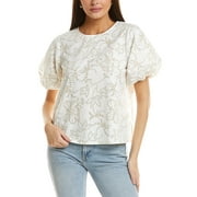 womens Puff Sleeve Blouse, m